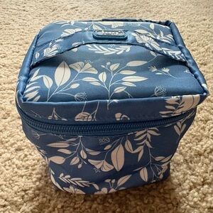lug Blue Floral Twinkle Box Cosmetic Case